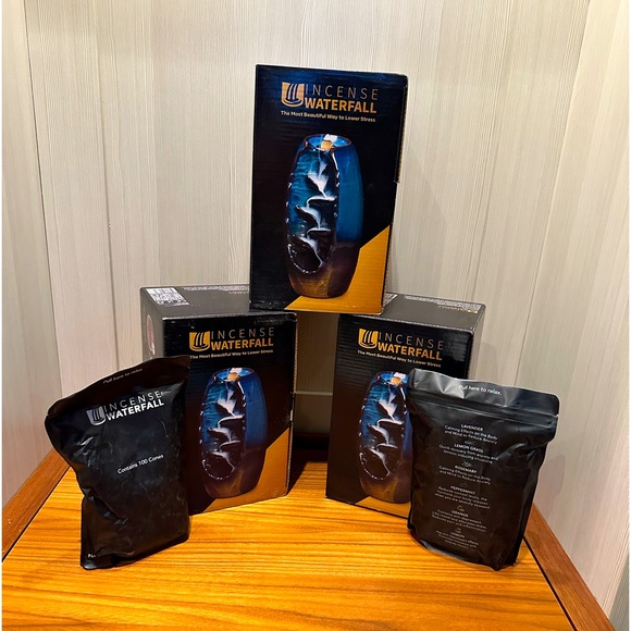 Price drop ⬇️ INCENSE WATERFALL, brand new and so pretty to watch! - Picture 4 of 5